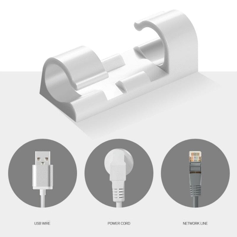 CableClean™ - Attache cable multi - support - Ideal - multimedia